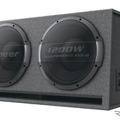 「ボックスサブウーファー（パワードタイプ）」の一例（カロッツェリア・TS-WX1220AH）。