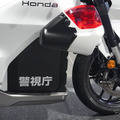 警視庁が展示した白バイ仕様のホンダ WN7