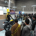 写真は大阪モーターサイクルショー2026のヤマハブース