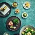 ローストビーフ、季節の春巻き