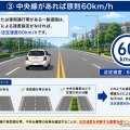 中央線があれば原則60km/h