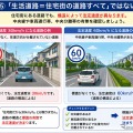 「生活道路＝住宅街の道路すべて」ではない