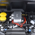 「カウンタック LP5000 QV」の5.2リッターV12エンジンをフロントに縦置き搭載。補器類や細かな配線まで精密に再現。