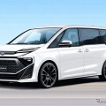 トヨタ ヴォクシー 次期型の予想CG