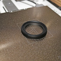 3Dプリンターを使って実際にパーツを作ってみた。こちらのツイーターリング程度であれば15分ほどで完成する。