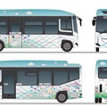 自動運転バスラッピングデザイン