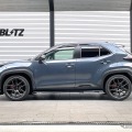 ブリッツ DAMPER ZZ-R　ヤリスクロスハイブリッドGRスポーツ装着例（基準車高：フロント 31mmダウン / リア 30mmダウン）