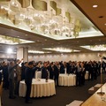 国土交通省北海道運輸局長石塚智之氏による乾杯の発声で和やかな懇親会がスタートした
