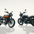 トライアンフ ボンネビル T40とボンネビル T40 ブラック