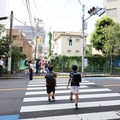 笹塚小学校近くの横断歩道