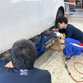 長野・飯田の中学2年生が、フレーム修正から溶接・塗装まで本格体験…「車社会を支える」仕事の尊さを知る