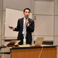 スリーウェルマネジメントの三ツ井創太郎代表は、人材採用・育成に関するセミナーに登壇