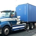USハイブリッドの大型燃料電池トラック