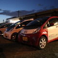石巻で地域おこしレンタカーを始める一般社団法人日本カーシェアリング協会。三菱自動車から提供された電気自動車も活躍中。