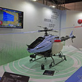 国際スマート農業EXPOに展示されたヤマハ発動機の産業用ヘリ