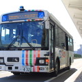 中部国際空港に停留する埼玉工業大学の自動運転バス（日野レインボーIIベース）