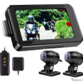 リアモニター機能搭載、バイク用2カメラドラレコ…MAXWIN 画像