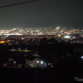 おそとのてらすから眺める甲府市街地の夜景