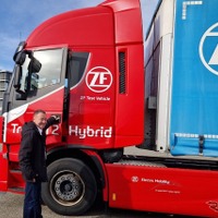 ZF、大型トラック用PHEVの実証試験を実施…最大73%のCO2削減へ 画像