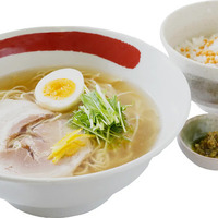 中国道・安富PA、「柚子塩ラーメン追い茶漬けセット」新発売 画像
