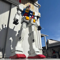「福山SAにガンダム立っちゃった」西日本初、12分の1サイズ立像が話題に 画像