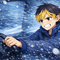 雪道でスリップ！ スリップ！ スリップ！ その瞬間に何をすべきか 画像