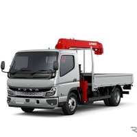 三菱ふそう「eキャンター」、改良新型が登場…国内EV小型トラック初のクレーン架装対応シャシ設定 画像