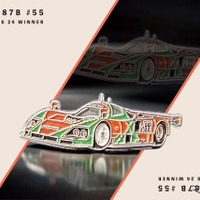 「MAZDA 787B」ピンバッジが登場、ル・マン優勝35周年を記念 画像
