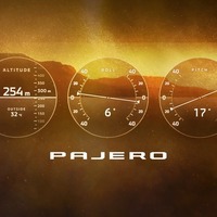 三菱・パジェロ新型「マルチメーター」採用へ、走行状況をリアルタイム表示 画像