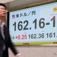 円下落39年ぶり1ドル＝162円台、トヨタなど自動車株が軒並み下落［新聞ウォッチ］ 画像