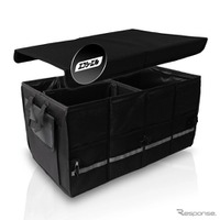 折りたたみできる「トランク収納ボックス」発売、耐荷重30kgで車種を選ばないブラックデザイン 画像