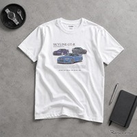 日産公式ライセンス取得の「スカイライン GT-R Tシャツ」、R32・33・34の3台を描く…予約開始 画像