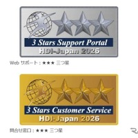 SOMPOダイレクト損保、HDI格付け「三つ星」を5年連続獲得…WebサポートとAI問合せ窓口で最高評価 画像