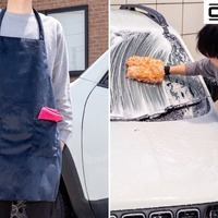 コメリ「洗車用エプロン」を発売、服の濡れや傷を防止　価格は1980円 画像