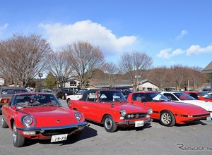 鮮やかな赤のコスモスポーツや白のトヨタ2000GTなど…アクト冬フェス～クリスマスファイナルクラシックカーミーティング 画像