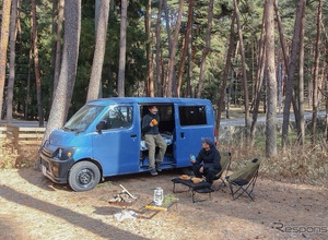 「FOLKWOOD VILLAGE 八ヶ岳」にキャンピングカー常設の車中泊体験プラン登場 画像