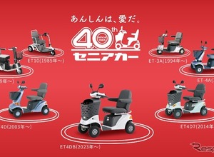 スズキのセニアカーが40周年、特設サイト公開…累計販売32万台突破 画像