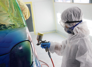 塗装体験が大人気！　自動車整備体験イベント「ジュニアメカニック2025 @福岡」 画像