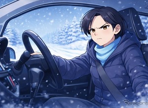 走行中に雪が降り出した！ どうする？　その際の行動と事前準備…三連休は大雪のおそれ 画像