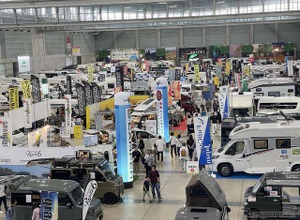 最新キャンピングカーから中古車まで170台超が集結、「九州キャンピングカーショー2026」熊本で開催　5月16日から18日まで 画像