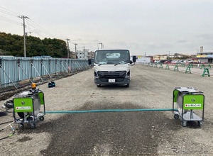 建設現場のタイヤ洗浄を自動化、レンタルのニッケンが「スマートウォッシュゲート」開発 画像