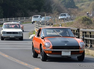 フェアレディZやコロナなど春爛漫のドライブ…「バックヤードつくば」親睦ツーリング 画像