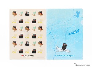 くまモン×地図デザイン、ゼンリンがクリアファイル・ノート・折りたたみ傘を新発売 画像