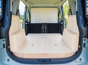 トヨタ『シエンタ』専用の車中泊キット、3列シート7人乗り用が新登場…YURT 画像