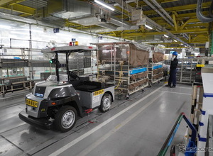 eve autoの自動搬送サービス、トヨタ車体富士松工場で10台超稼働…全国最多 画像