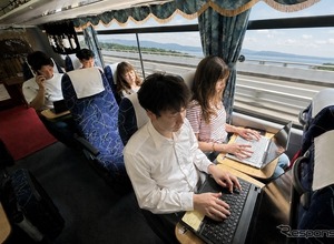 車内で通話・ウェブ会議OK！ 大阪～琴平間を移動オフィス化…琴平バス「コトリンクビズ」 画像