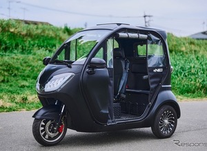 小型三輪電動モビリティ『e-NEO』　全国でアフターサービス強化…マエカワ・アプティと提携 画像
