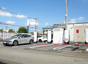 セブン‐イレブン、テスラNACS対応「スーパーチャージャー」初導入…最大出力250kW 画像