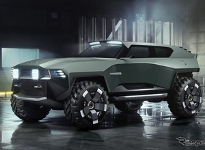 アストンマーティン、攻撃的な「全輪駆動」を表現したゲーム車両・デジタル限定軍用SUV『Dreadnought』発表 画像