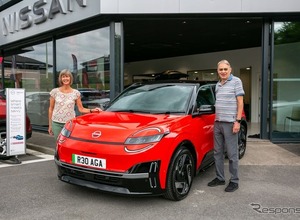 日産『マイクラ』新型、英国累計販売10万台目のEVに 画像